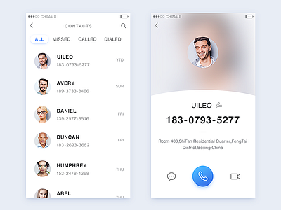 daily ui100 - 001 Contact