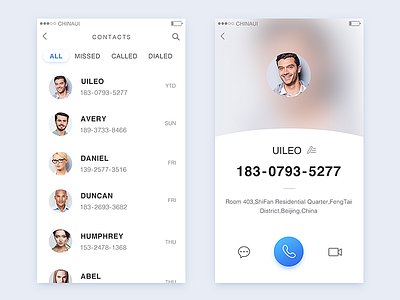 daily ui100 - 001 Contact 