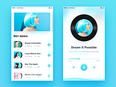 Music App Design