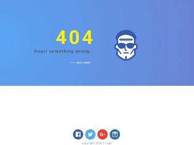 404 Page 404 page