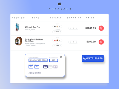  Day #002  Credit Card Checkout