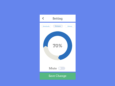 Daily UI Day 007 - Setting 007 dailyui setting ui ux