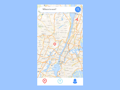 Daily UI Day 020 - Location Tracker 020 dailyui day20 location tracker ui ux