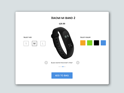 Daily UI Day 33 - Customize Product