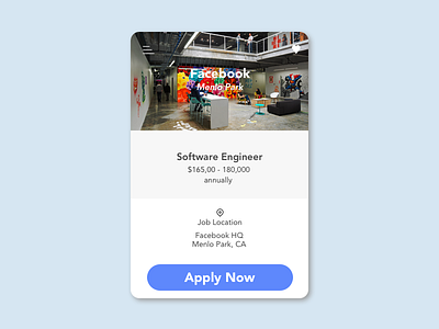 Daily UI Day 50 - Job Listing 050 dailyui day50 job listing ui ux