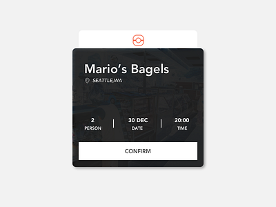 Daily UI Day 54 - Confirm Reservation 054 confirm dailyui day54 reservation ui ux