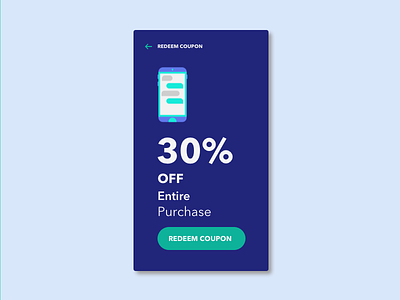 Daily UI Day 61 - Redeem Coupon 061 coupon dailyui day61 redeem ui ux