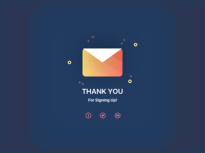 Daily UI Day 77 - Thank You Page 077 dailyui day77 thank ui ux you