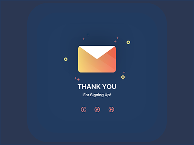 Daily UI Day 77 - Thank You Page