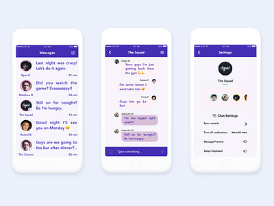 Chat Messaging Concept App