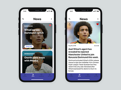 Sports New App app ios iphone new ui ux x