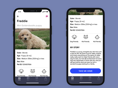 Pet Adoption App - Pet Profile