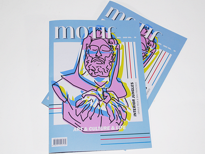 MOTIF Magazine branding design illustration magazine typography