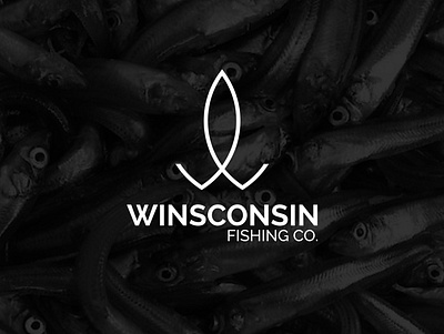 WINSCONSIN FISHING CO. branding design graphic design icon logodesign