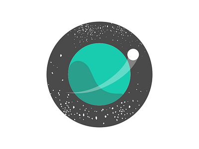 Orbit circle illustration moon orbit planet round space stars vector