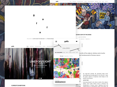Art Gallery Website agency art gallery interaction magazine responsive typography web design webflow