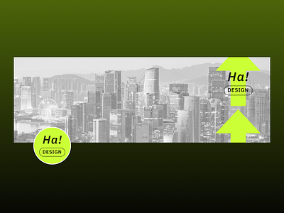 「Ha ! DESIGN」 VI branding graphic design illustration logo