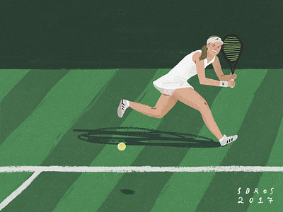 Martina illustration tennis