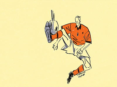 Bergkamp illustration