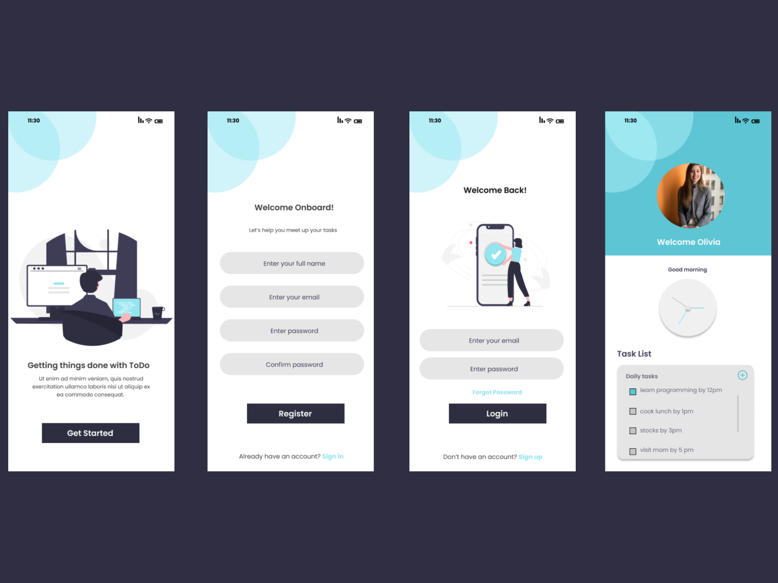 ToDo app prototype by Cytlali Segovia on Dribbble