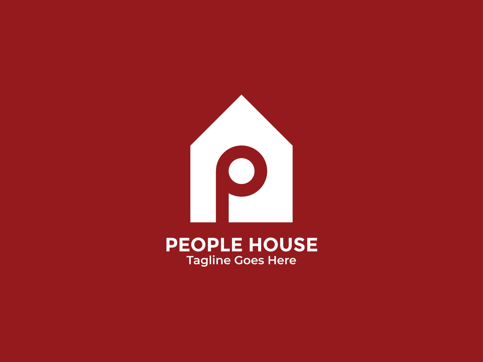 People House Logo, Minimal logo, Creative logo by Jayanta Kumar Roy on ...