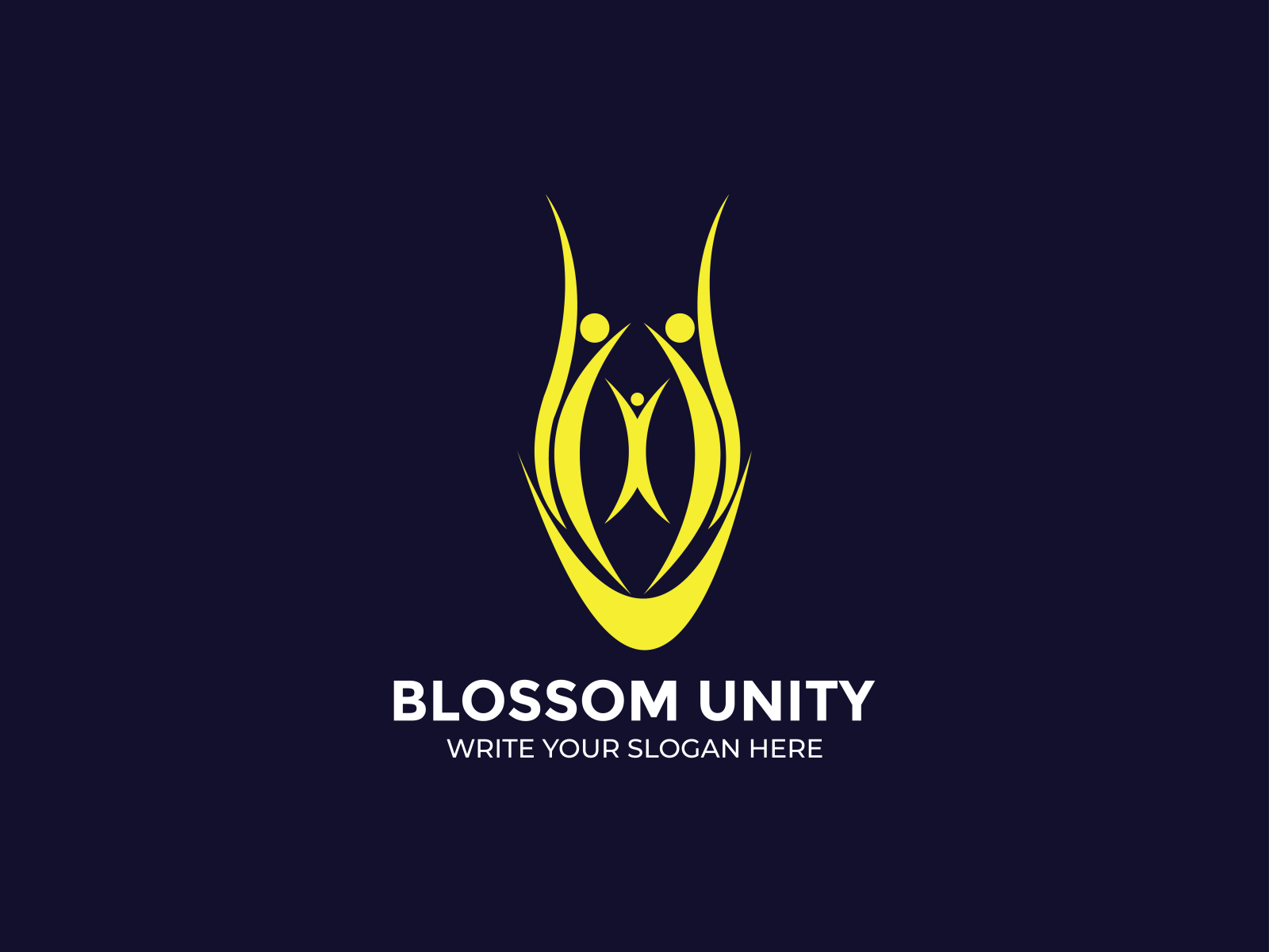 Blossom Unity Logo Unity Logo Design Creative Logo By Jayanta Kumar Roy On Dribbble