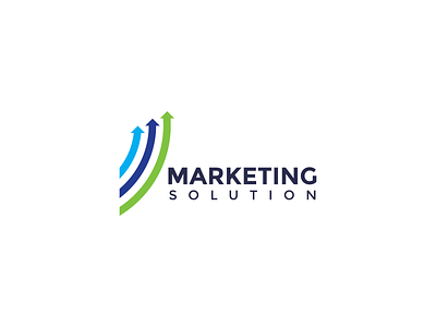 Marketing Solution Logo, Creative Logo, Minimalist Logo