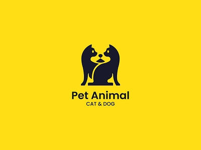 Pet Animal Logo, Minimalist Animal Logo, Modern Logo animal animal logo cat logo cat lover cat minimalist logo dog lever dog logo dog minimalist logo domestic animal logo logo logodesign logos minimalism minimalist modern modern logo pet animal pet cat logo wild