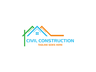 Civil Construction Logo, Construction logo, Real Estate Logo