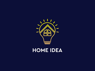 Home Idea Logo Design brand brand identity branding business creative logo design graphic design home idea house house maker idea idea generate idea logo idea maker logo design minimal minimalist modern professional real estate