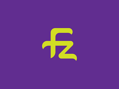 FZ letter logo design