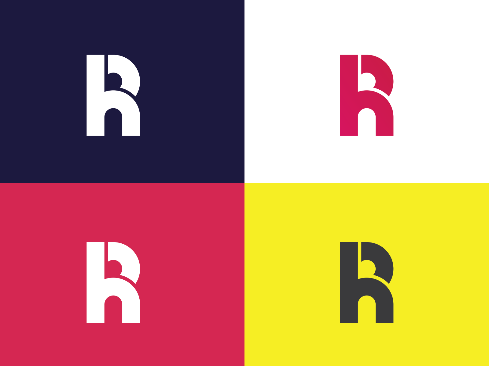 rh logo vector modern initial swoosh circle blue and red Stock Vector |  Adobe Stock