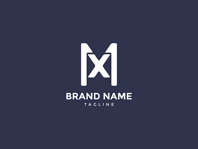 MX letter branding or monogram logo
