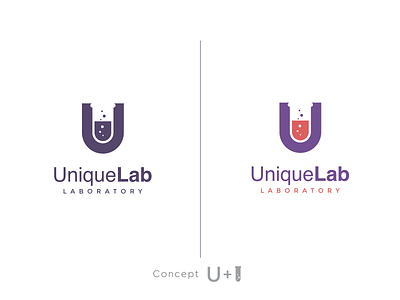 UniqueLab bauble branding business circle creative formula lab laboratory logo logo design logo designer logo maker logos minimalist modern research scientific software tech technology
