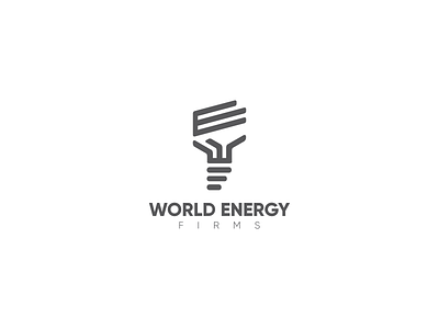 World Energy Firms Minimalist Logo