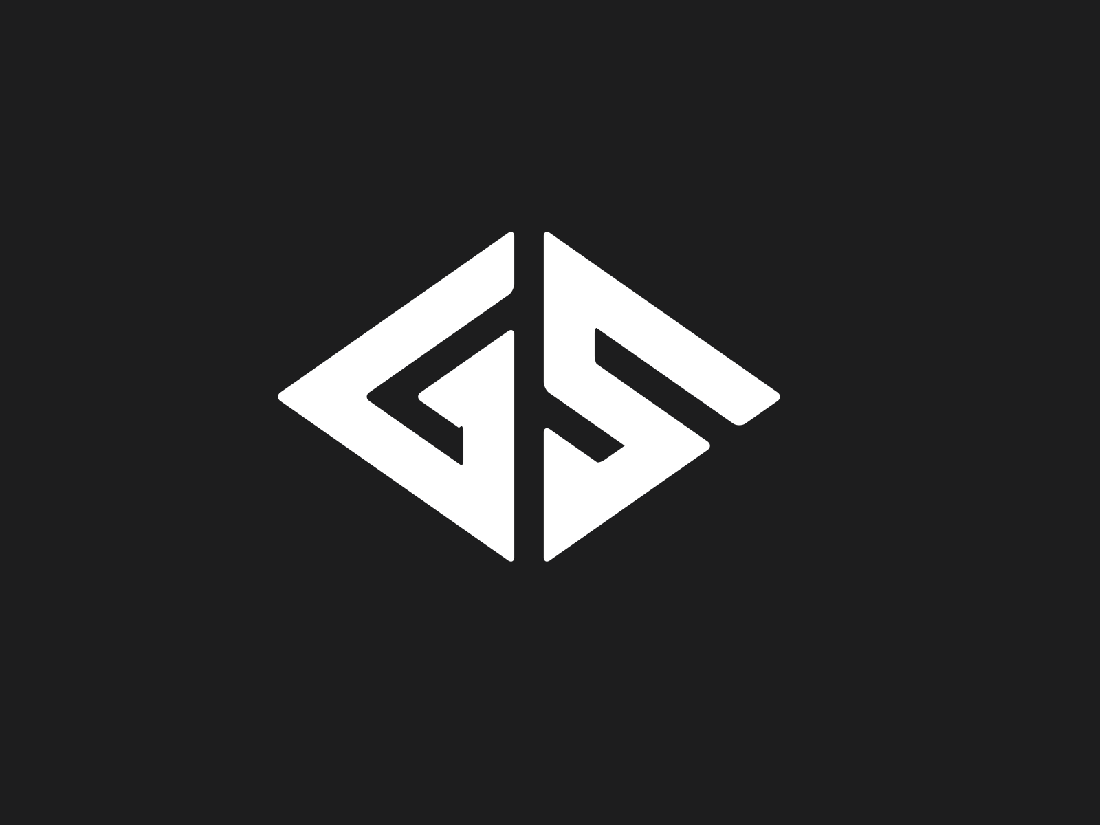 GS letter monogram logo by Jayanta Kumar Roy on Dribbble