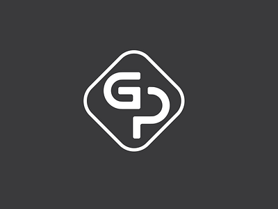 GP letter logo design