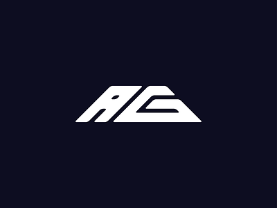 AG letter monogram logo