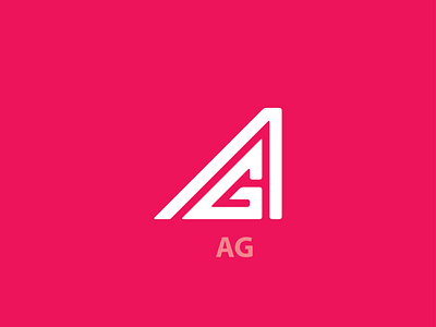 AG letter logo design