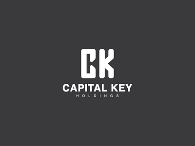 CAPITAL KEY 3d apps artist branding ck creative creative logo graphic design lettering lettermak letters logo logo design logomaker logos minimal minimalist logo ui vector web