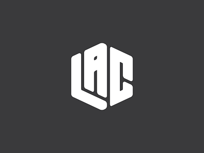 LAC letter monogram logo