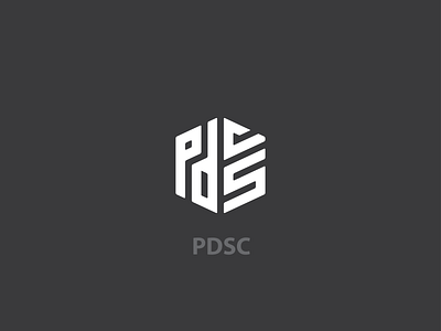 PDSC letter monogram logo