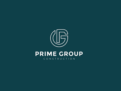 PRIME GROUP branding construction construction logo creative logo graphic design illustration lettering lettermark letters logo logo designer logo designers logo maker logos minimalist logo pg letter pg letter logo design ui unique logo vector