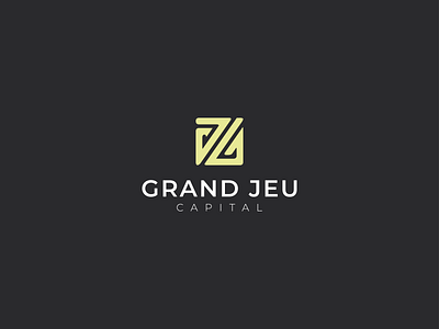 GRAND JEU branding creative logo design designer finance gj gj letter jg jg logo lettering lettermark letters logo logo design logo designer logo designers logo maker logos minimalist logo ui