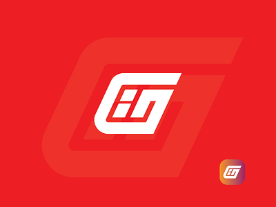 GI letter logo design
