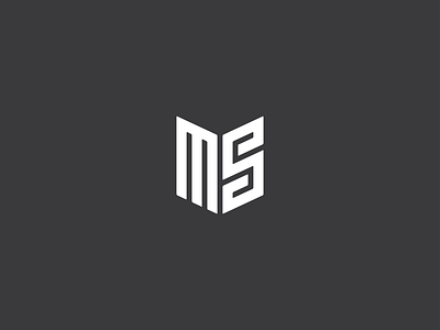 MS letter logo design