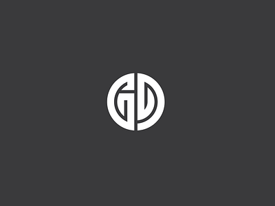 GD Initials Letter logo design