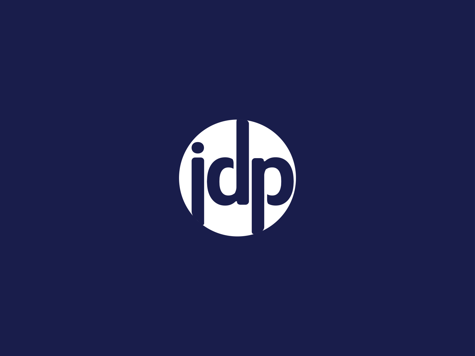 IDP logo. IDP letter. IDP letter logo design. Initials IDP logo linked with  circle and uppercase monogram logo. IDP typography for technology, business  and real estate brand. 9126331 Vector Art at Vecteezy