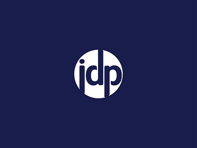 IDP letter logo design