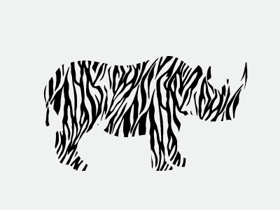 Rhino with Tiger style.